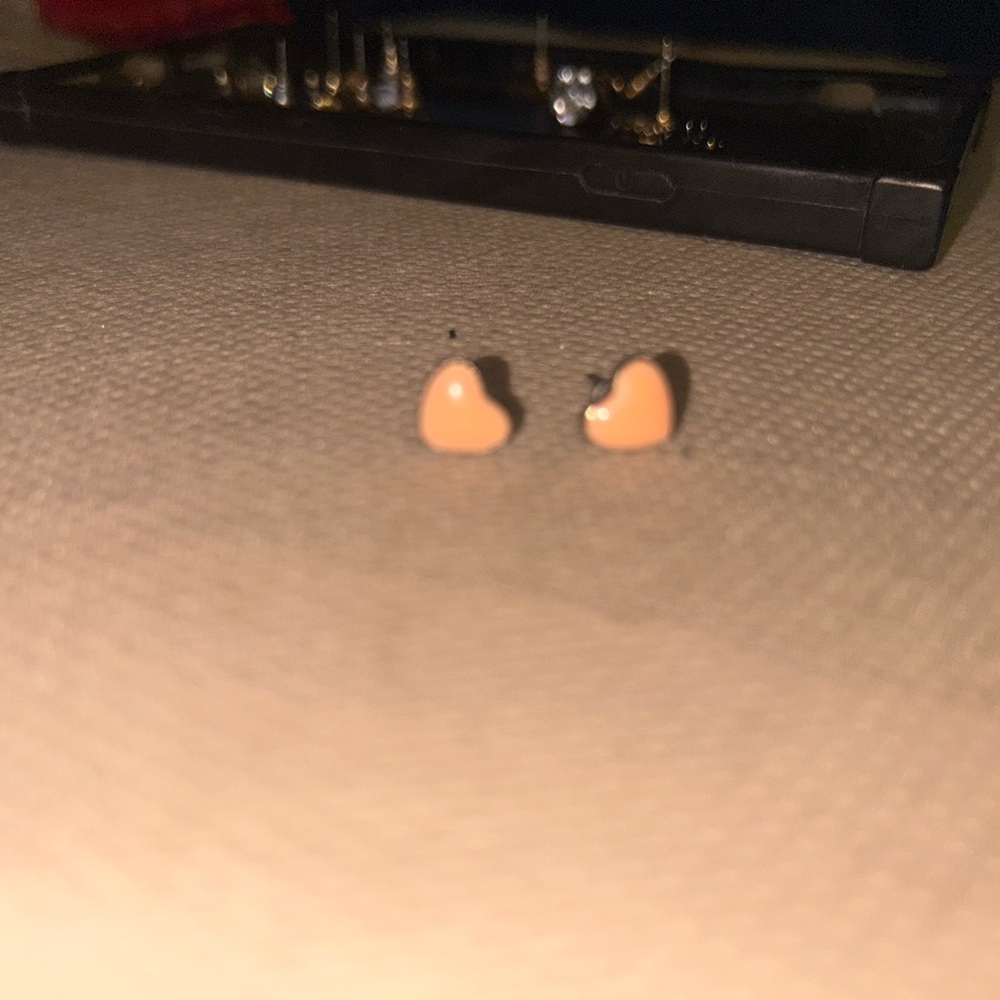 Heart Shaped Stud Earrings